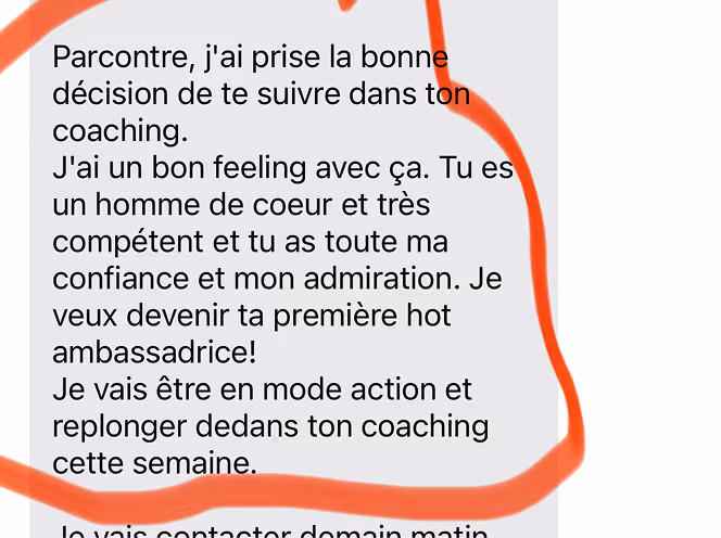 Témoignage d’un étudiant du programme